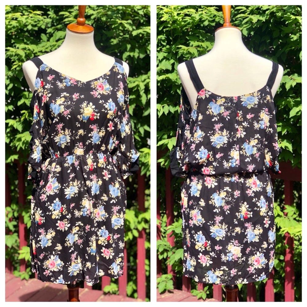 NWT Ark & Co Floral Summer Dress Sz M